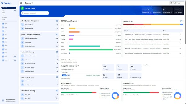 My Secutec_ImaginAir Trading_Homepage