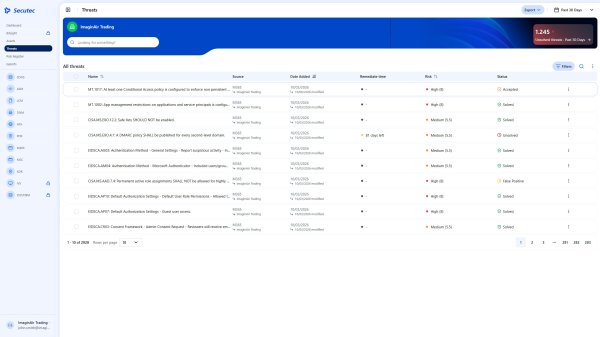 My Secutec_ImaginAir Trading_threats